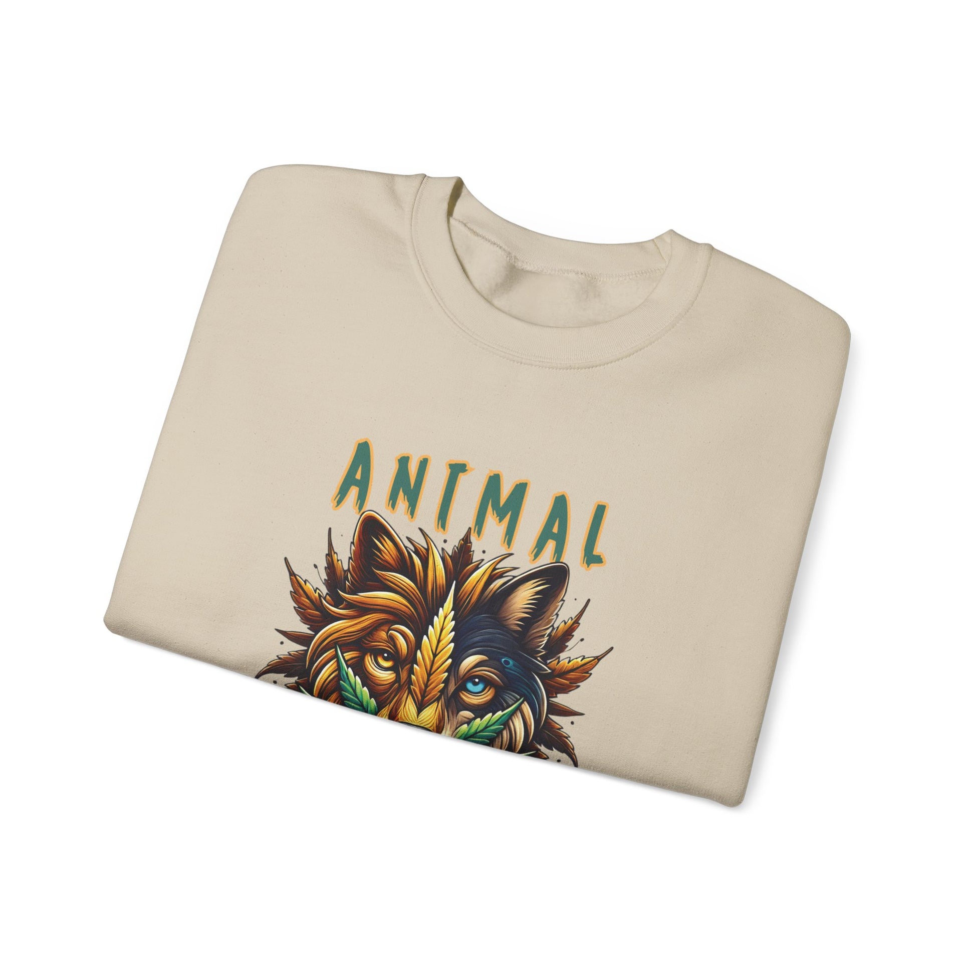 Animal Face x Zen Vybez Collective Crewneck – Weed Culture Sweatshirt