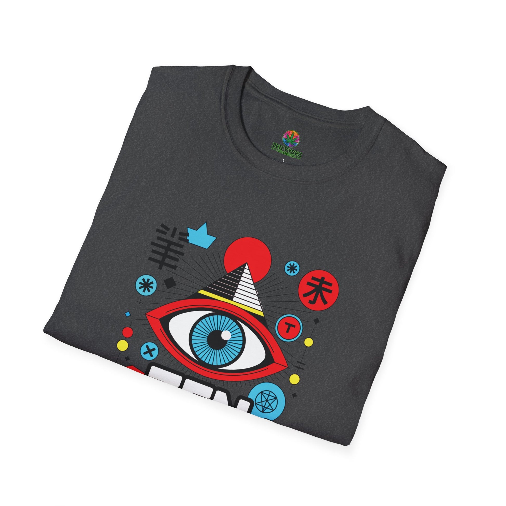 Zen Vybez All-Seeing Eye T-Shirt – Psychedelic Third Eye Graphic Tee