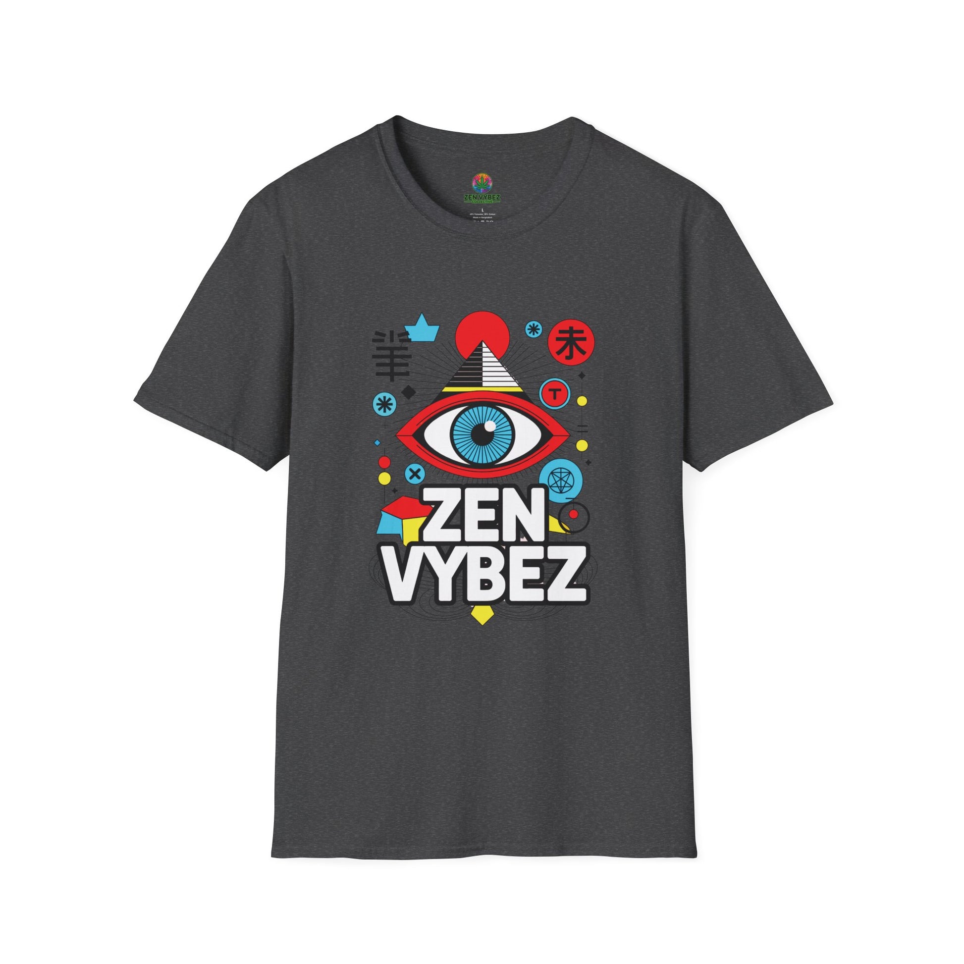 Zen Vybez All-Seeing Eye T-Shirt – Psychedelic Third Eye Graphic Tee
