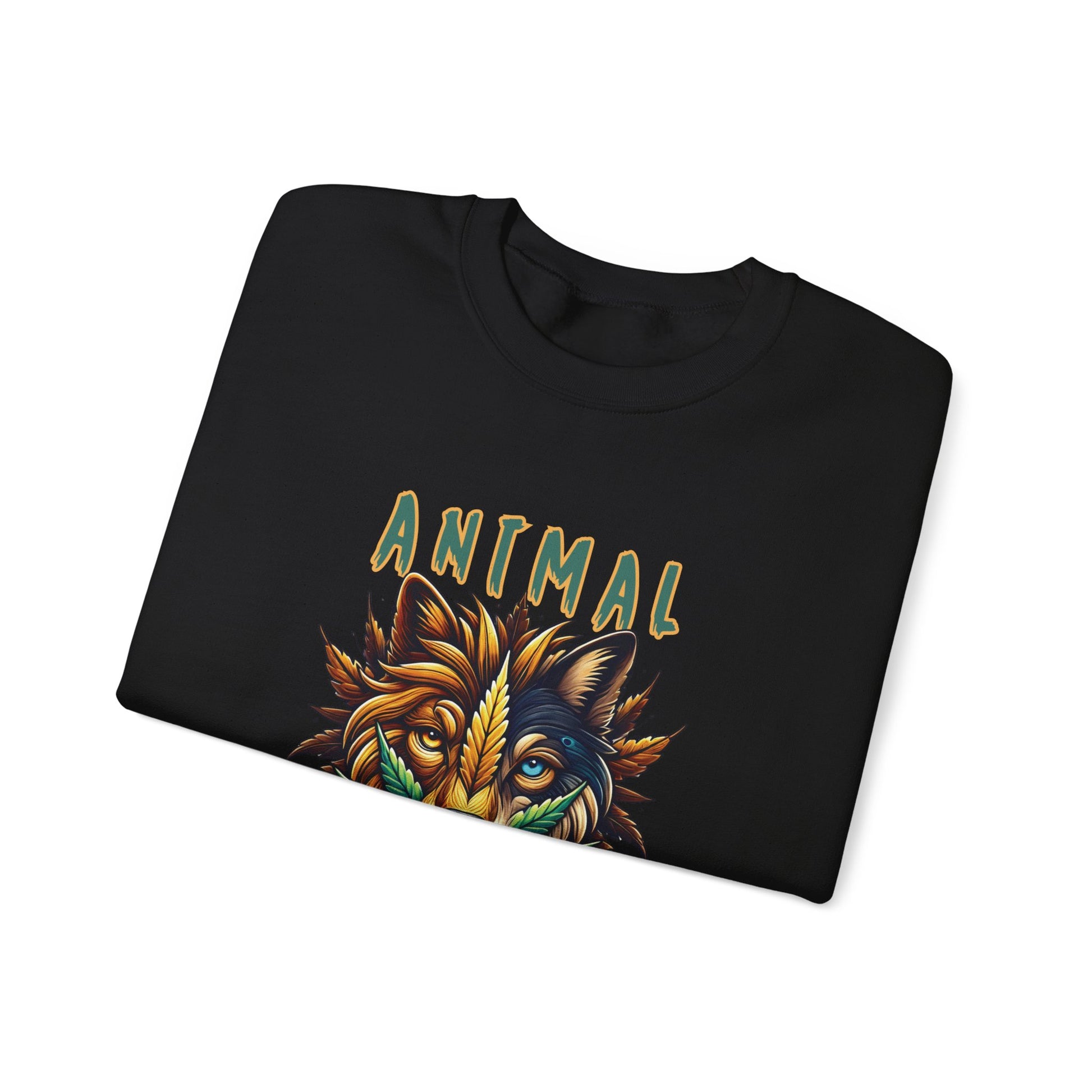 Animal Face x Zen Vybez Collective Crewneck – Weed Culture Sweatshirt