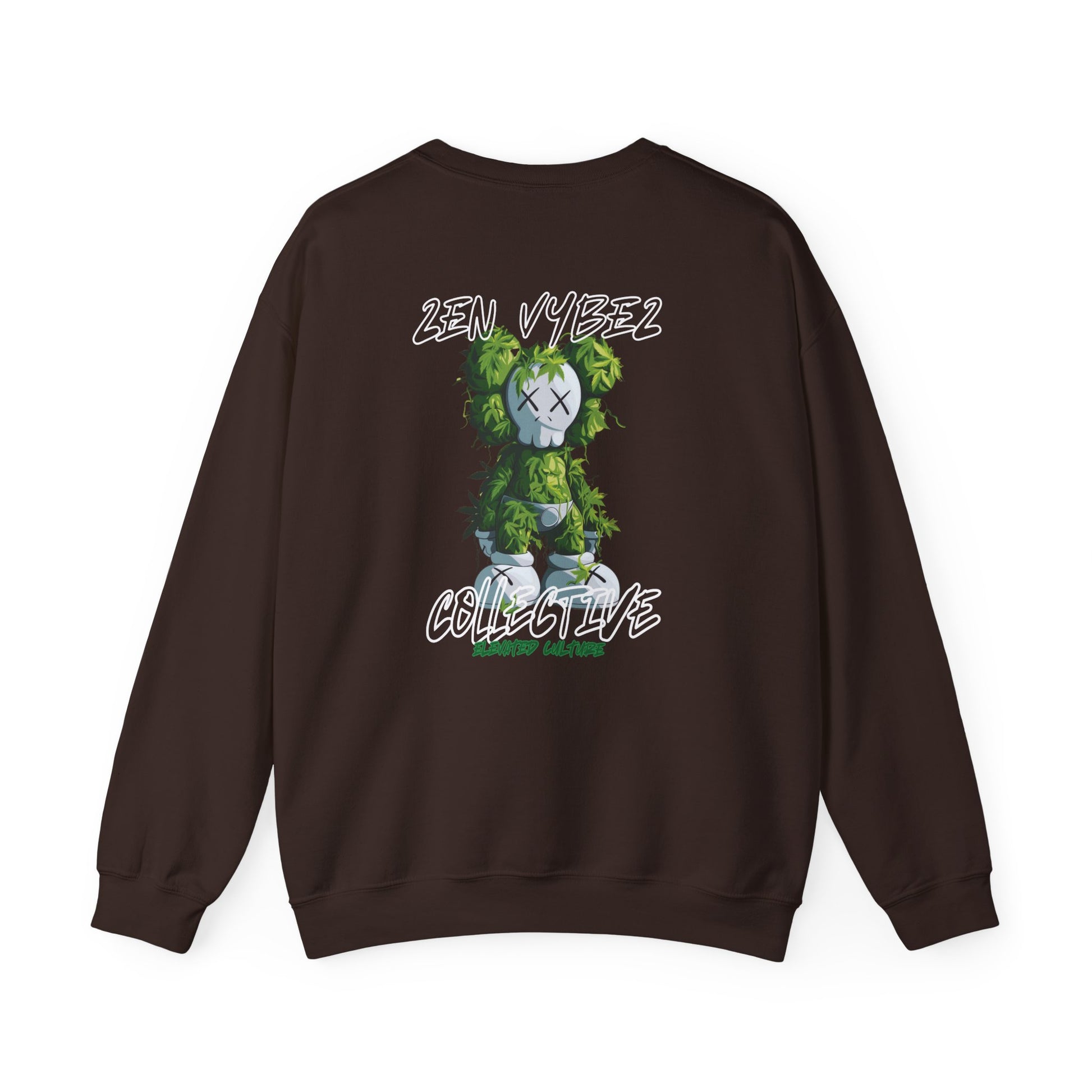 Animal Face x Zen Vybez Collective Crewneck – Weed Culture Sweatshirt
