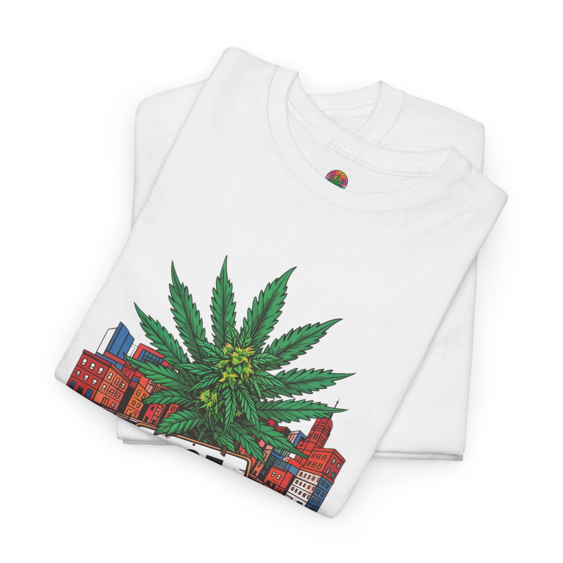 Maryland Grown T-Shirt – I-95 Cannabis Graphic Tee with State Flag Roots by Zen Vybez