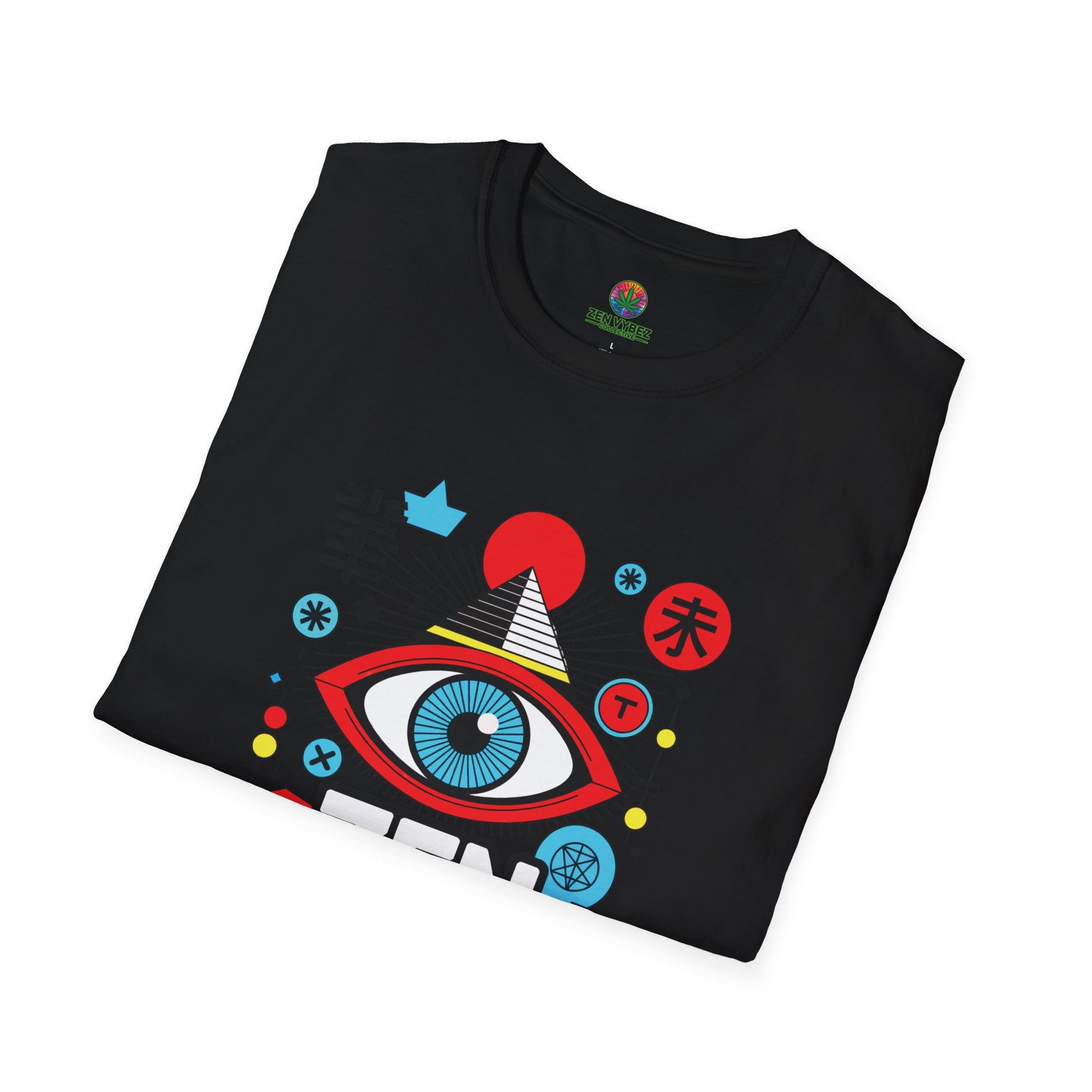 Zen Vybez All-Seeing Eye T-Shirt – Psychedelic Third Eye Graphic Tee