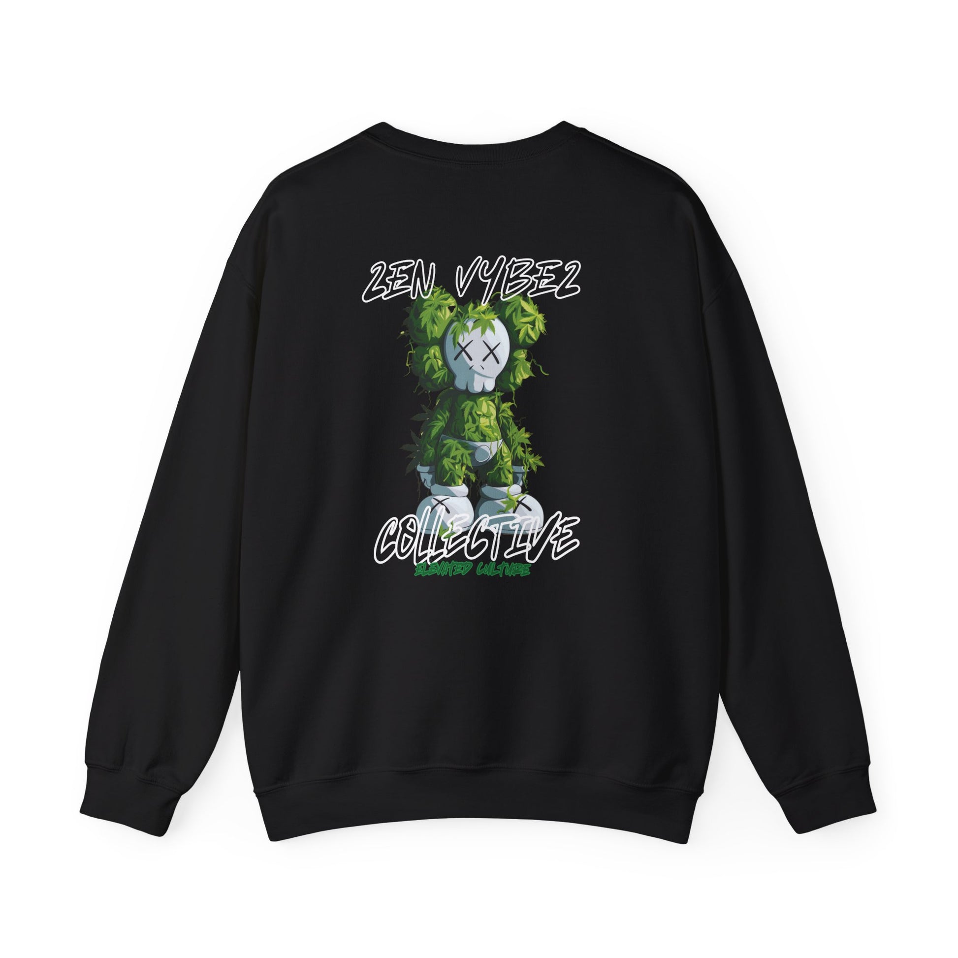 Animal Face x Zen Vybez Collective Crewneck – Weed Culture Sweatshirt