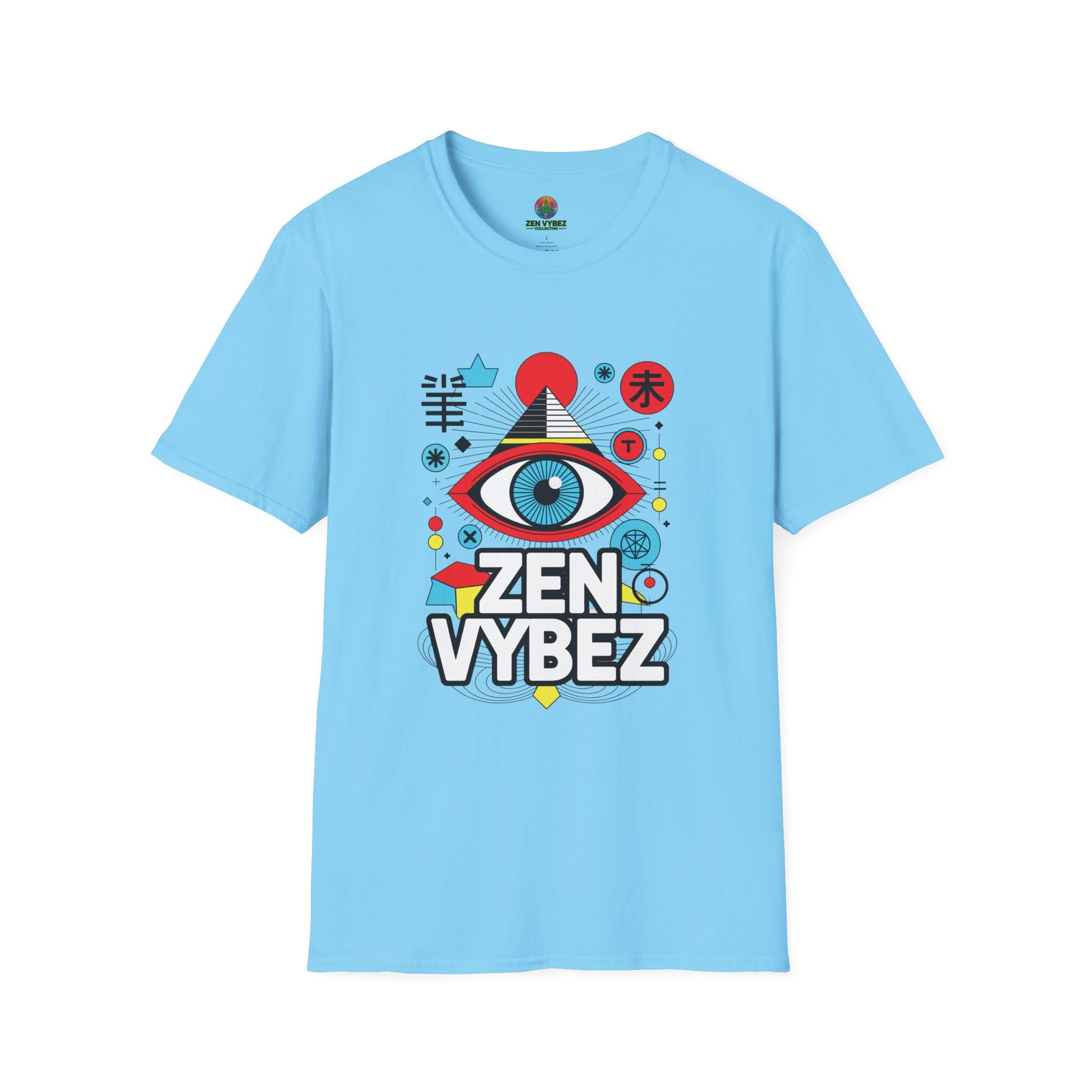 Zen Vybez All-Seeing Eye T-Shirt – Psychedelic Third Eye Graphic Tee