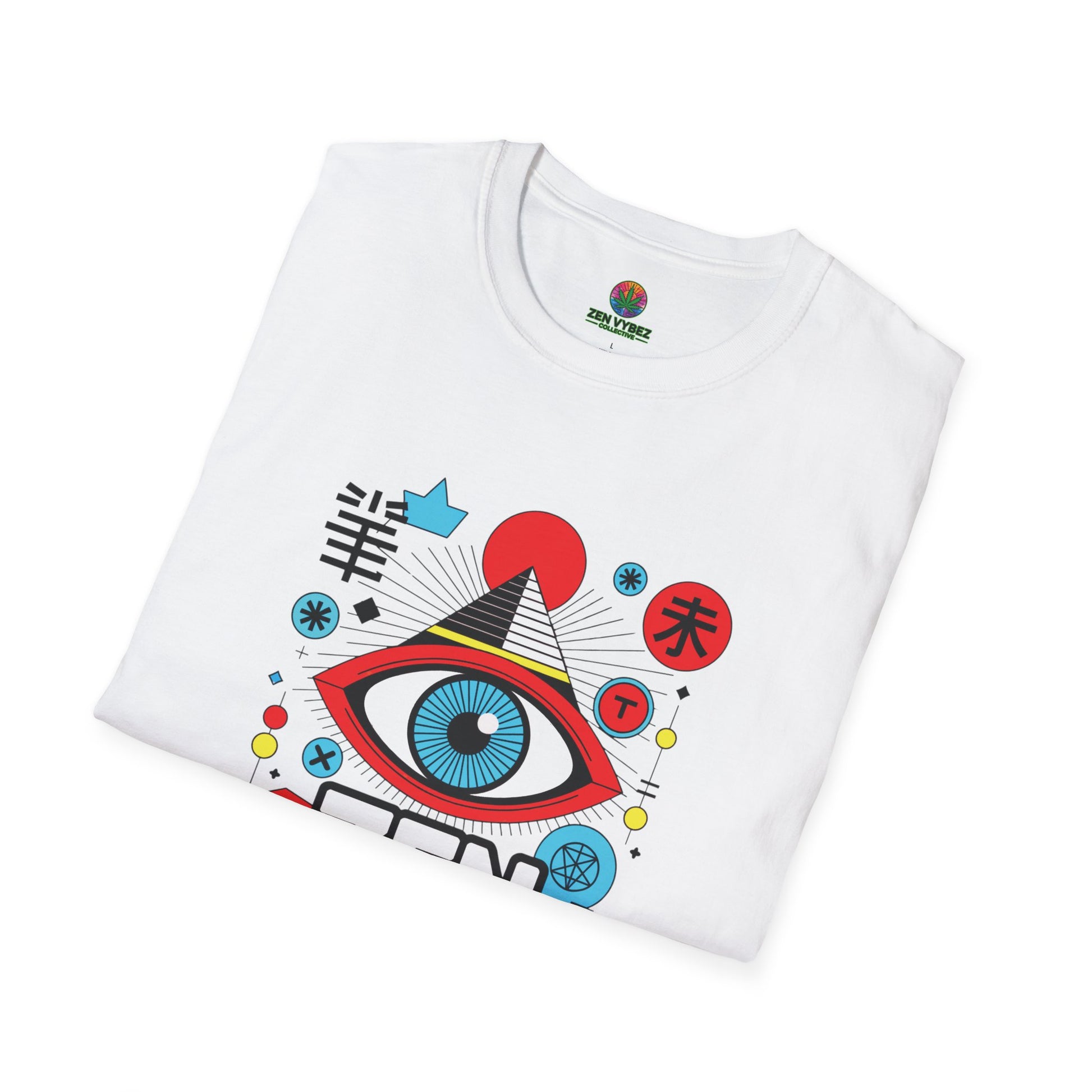 Zen Vybez All-Seeing Eye T-Shirt – Psychedelic Third Eye Graphic Tee