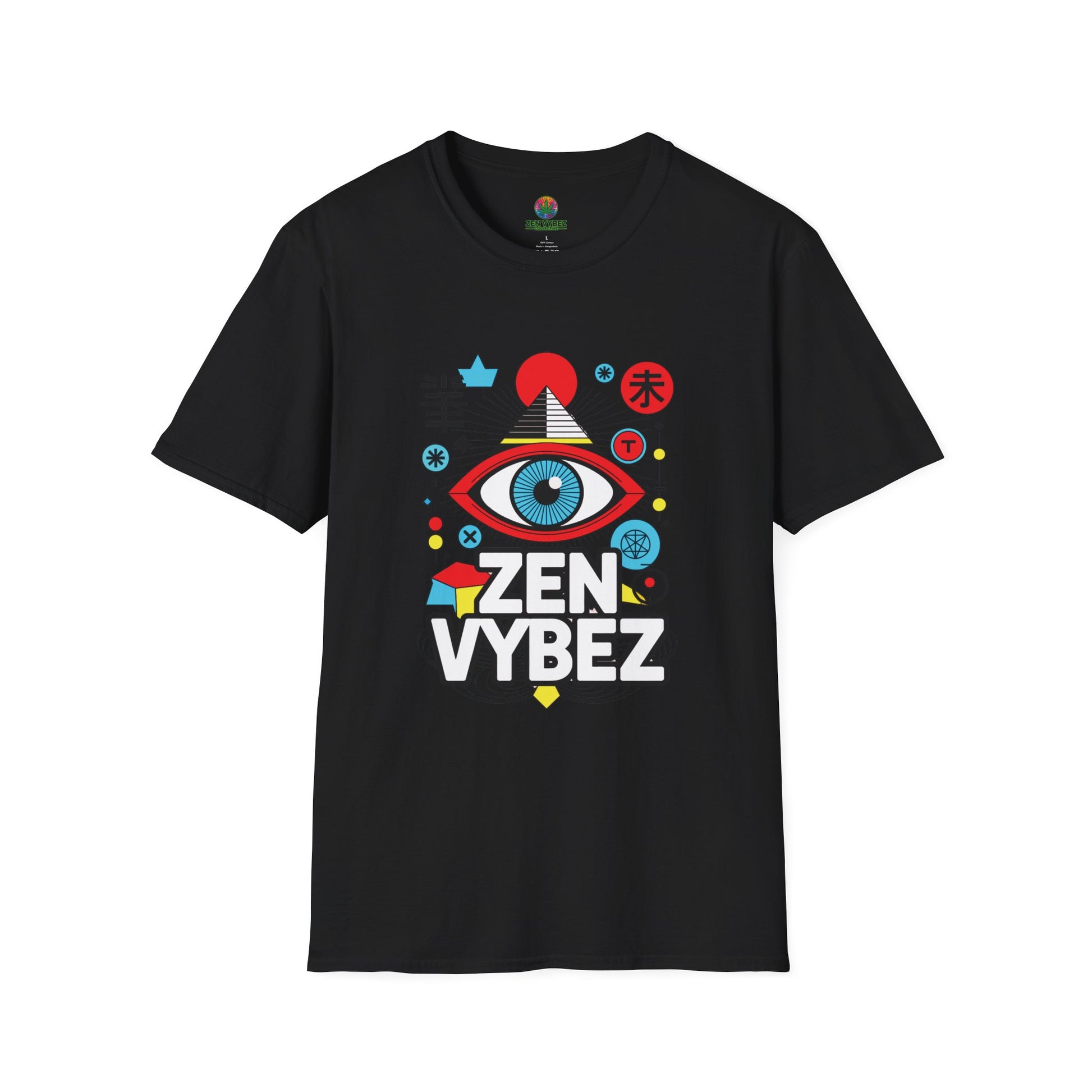 Zen Vybez All-Seeing Eye T-Shirt – Psychedelic Third Eye Graphic Tee