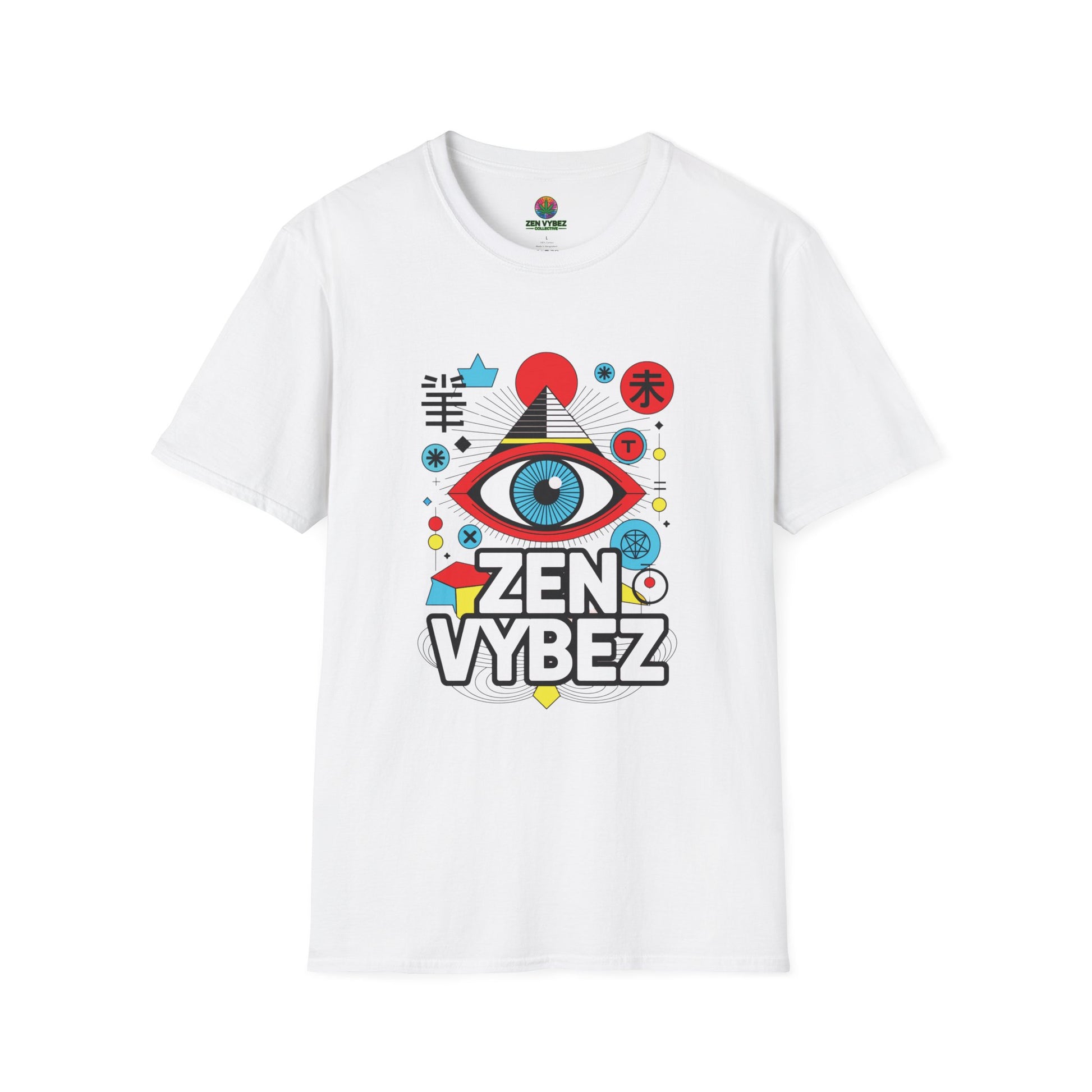 Zen Vybez All-Seeing Eye T-Shirt – Psychedelic Third Eye Graphic Tee