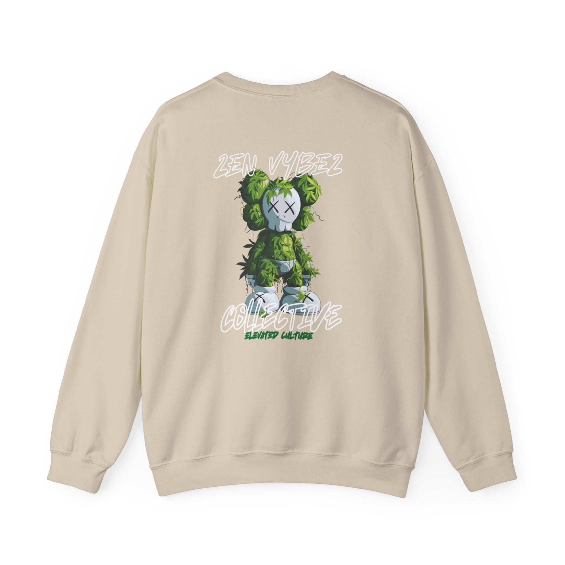 Animal Face x Zen Vybez Collective Crewneck – Weed Culture Sweatshirt