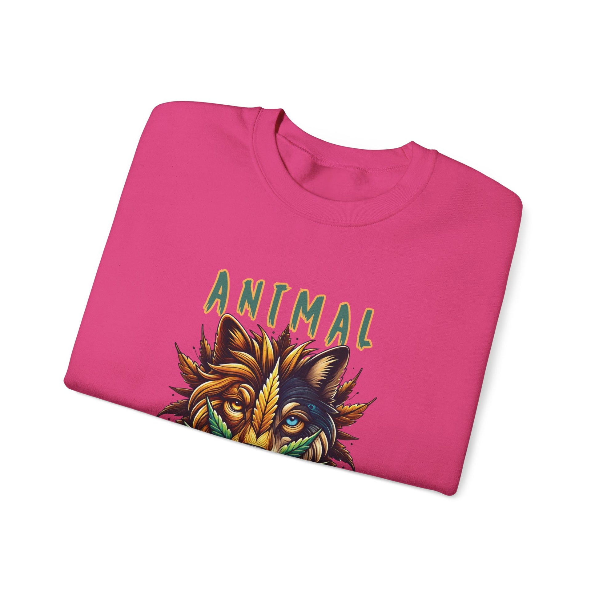 Animal Face x Zen Vybez Collective Crewneck – Weed Culture Sweatshirt