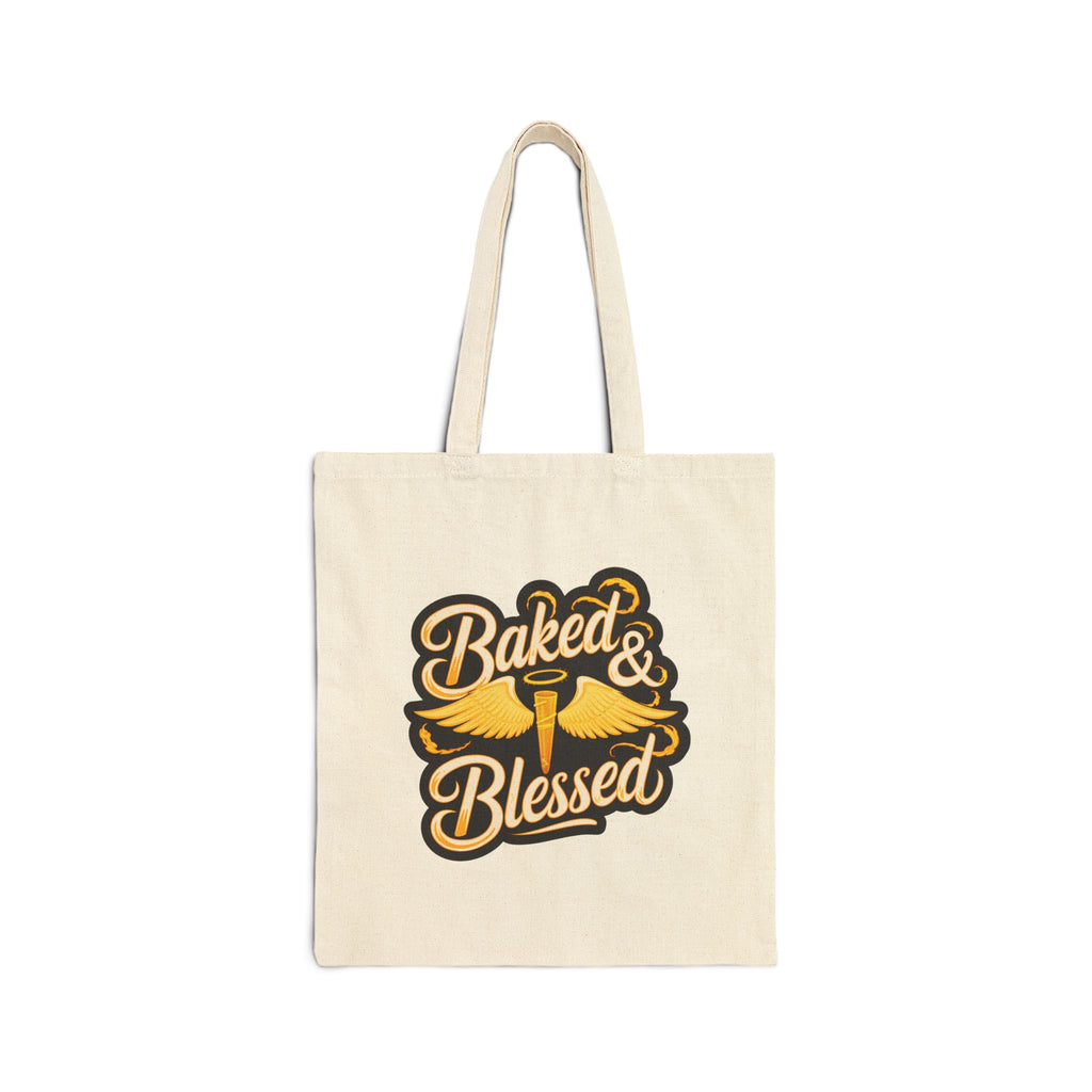 Baked & Blessed Cotton Canvas Tote Bag