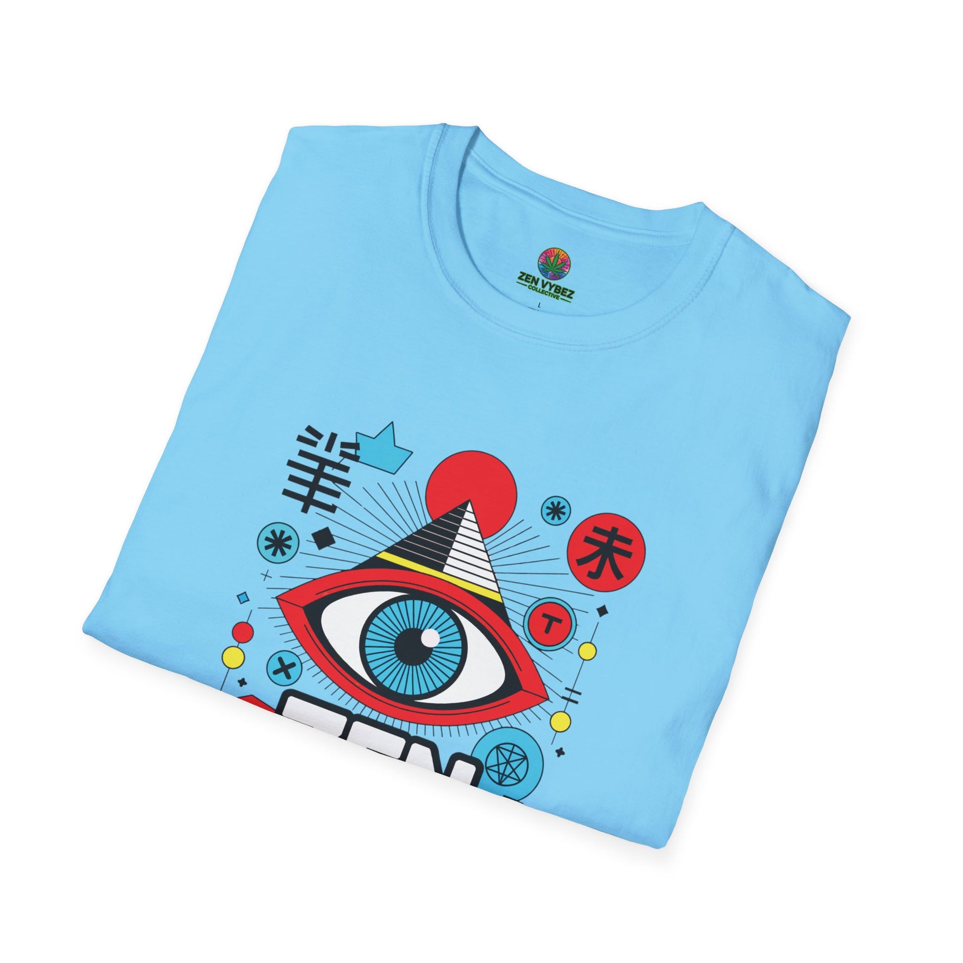 Zen Vybez All-Seeing Eye T-Shirt – Psychedelic Third Eye Graphic Tee