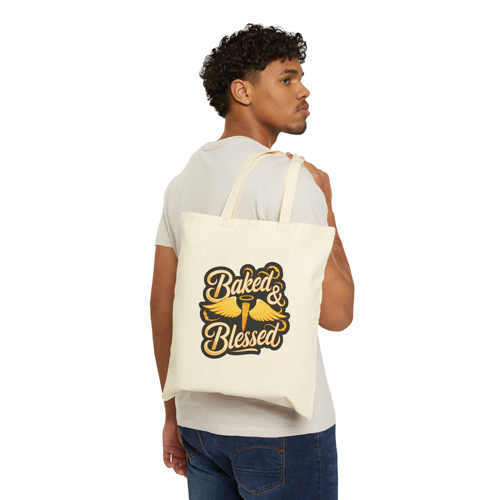 Baked & Blessed Cotton Canvas Tote Bag