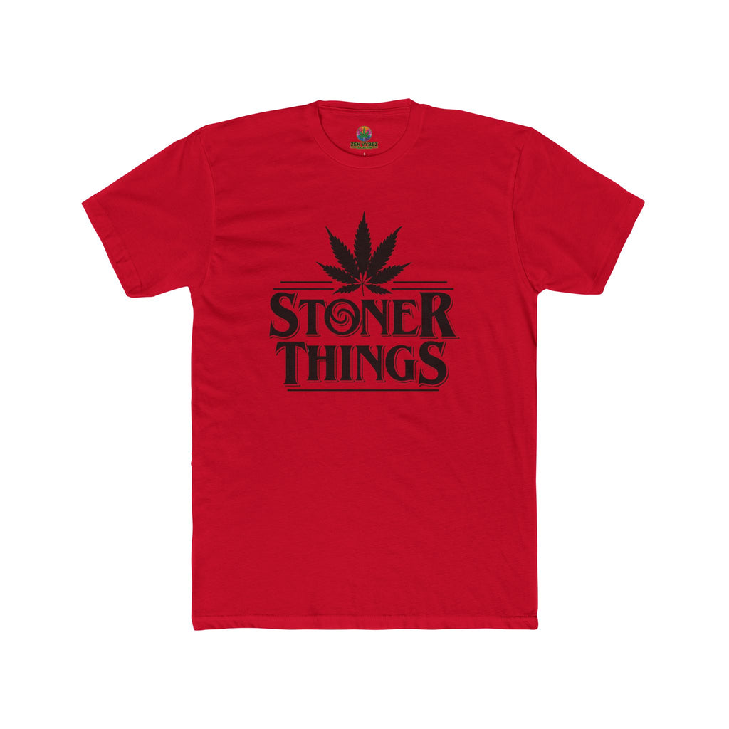 Stoner Things Parody T-Shirt – Weed Leaf Graphic Tee for Smokers