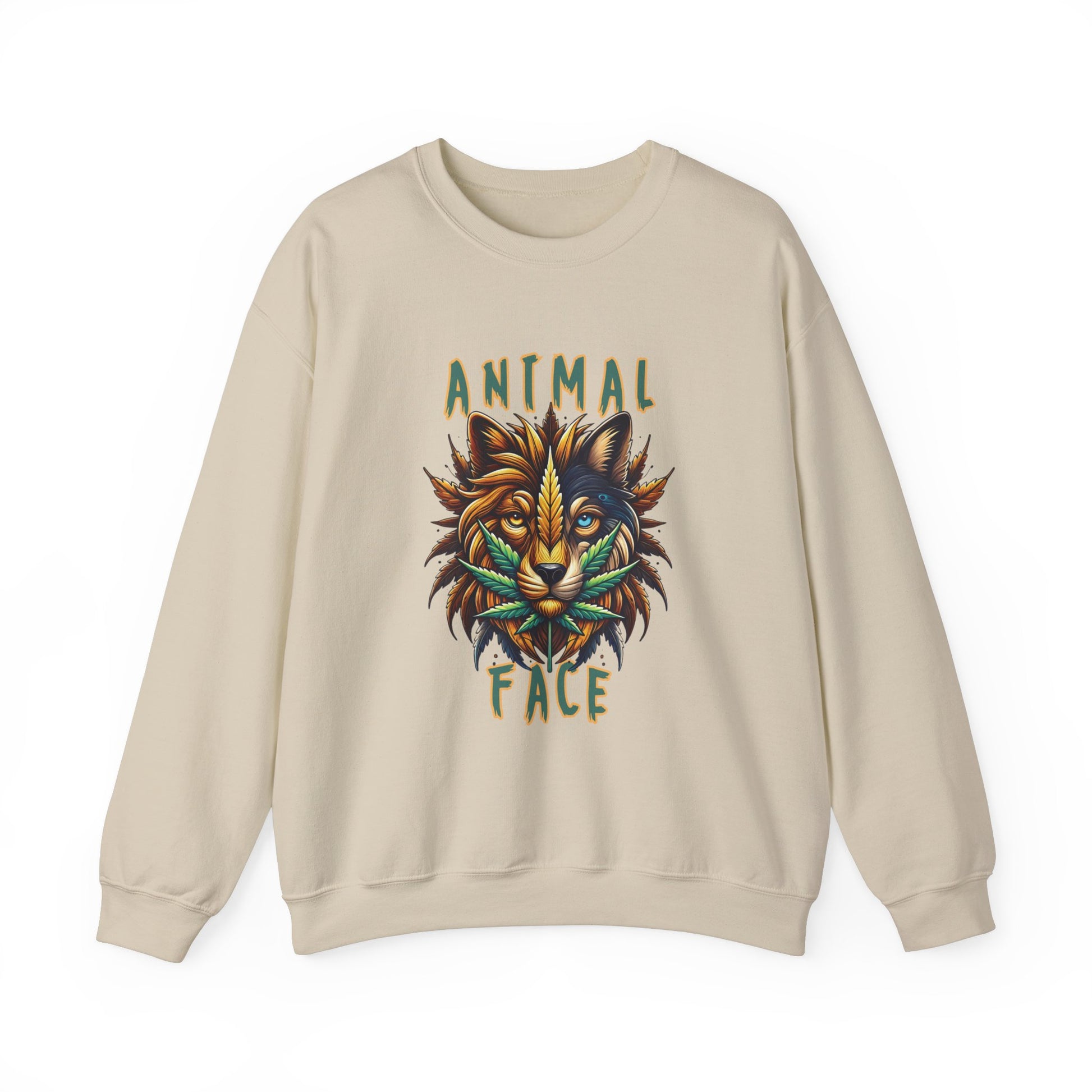 Animal Face x Zen Vybez Collective Crewneck – Weed Culture Sweatshirt