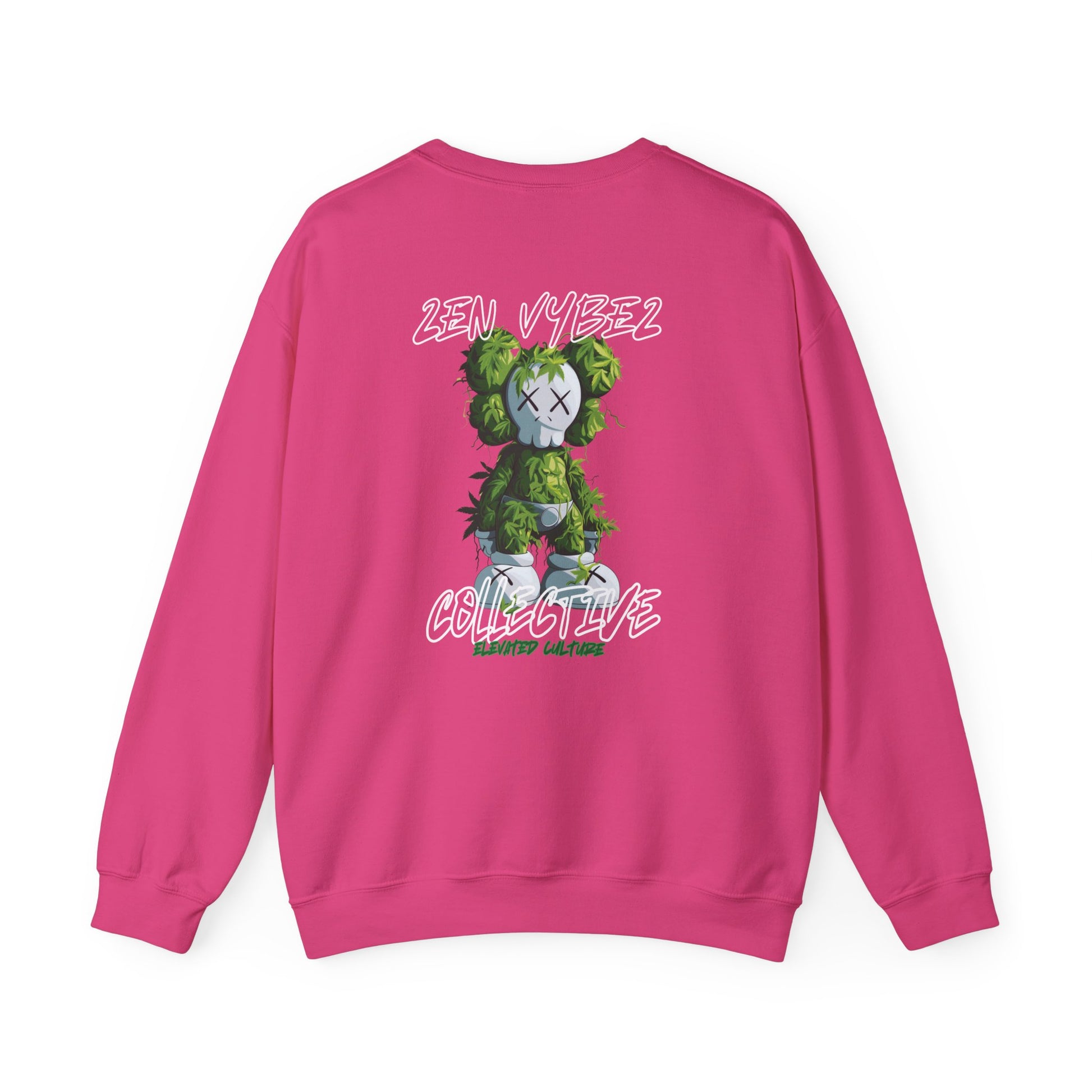 Animal Face x Zen Vybez Collective Crewneck – Weed Culture Sweatshirt